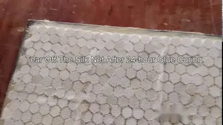 Alumina Hexagon Mosaic Tile Mat as Ceramic Liner for Pipe